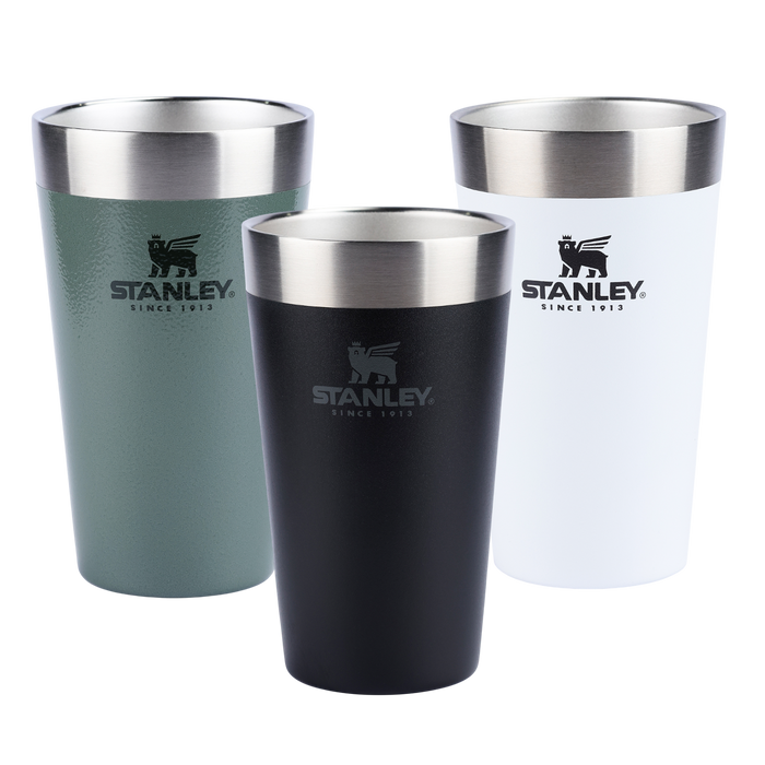Kit 3 Copos Térmicos de Cerveja Stanley Polar, Matte Black e Hammertone Green | 473ML