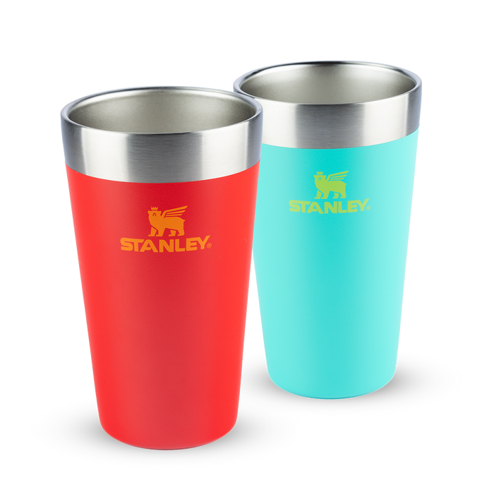 Kit 2 Copos Térmicos de Cerveja Chili e Tropical Teal | 473ml