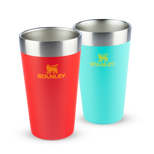 Kit 2 Copos Térmicos de Cerveja Chili e Tropical Teal | 473ml