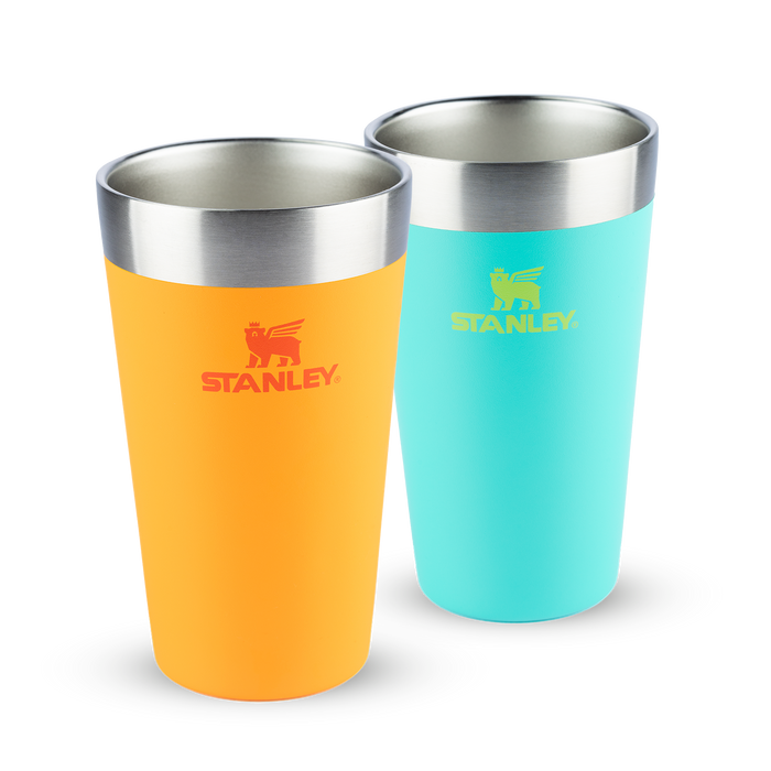 Kit 2 Copos Térmicos de Cerveja Golden Rod e Tropical Teal | 473ml