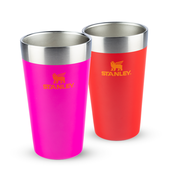 Kit 2 Copos Térmicos de Cerveja Chili e Vivid Violet | 473ml