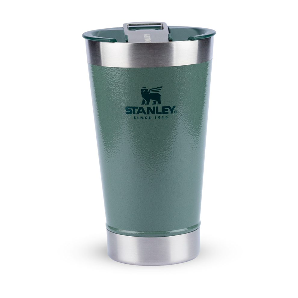 Stanley 1913 Copo Térmico de Cerveja (com tampa) Stanley Hammertone Green 473ML