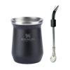 Modelo 1 - Kit Cuia Térmica Matte Black | 236ml e Bomba para mate Stanley (Colher) - Matte Black