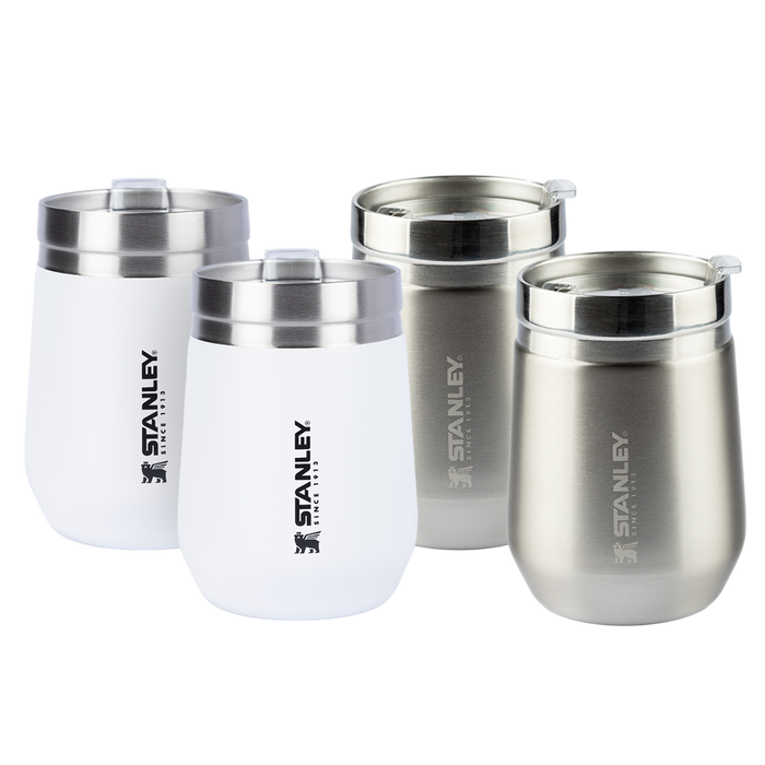 2 Copo Everyday Stanley Polar | 296ML e 2 Copos Everyday Stanley Stainless Steel | 296ML