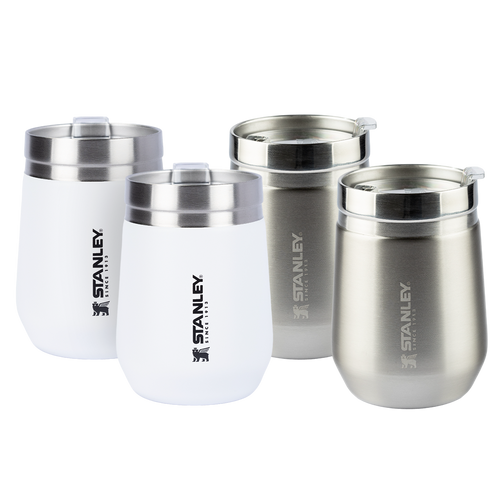 2 Copo Everyday Stanley Polar | 296ML e 2 Copos Everyday Stanley Stainless Steel | 296ML