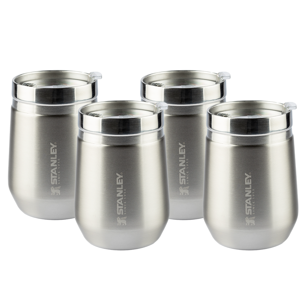 Kit 4 Copos Everyday Stanley Stainless Steel | 296ML