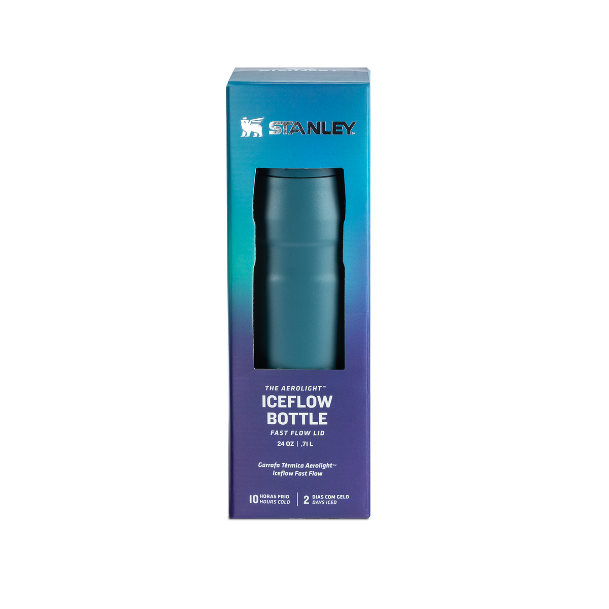 Garrafa Térmica Aerolight Fast Flow Coastal Teal New Frequency | 710ml