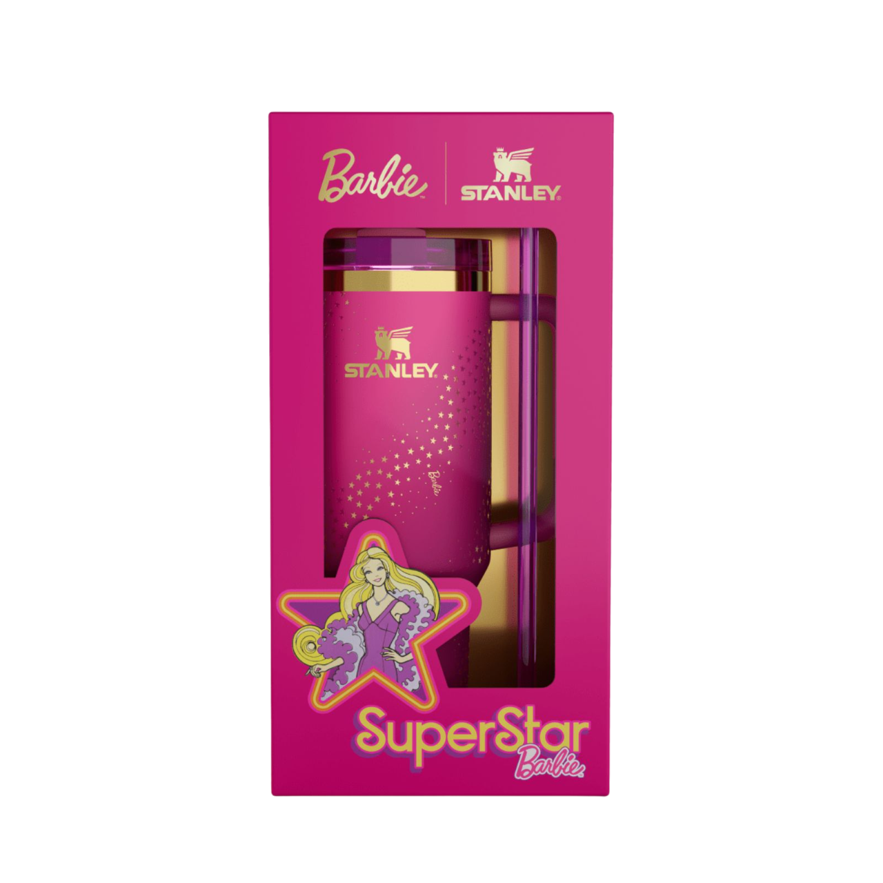 Stanley 1913 Barbie™ x Stanley 70s Superstar Quencher 1.18L  | View 3