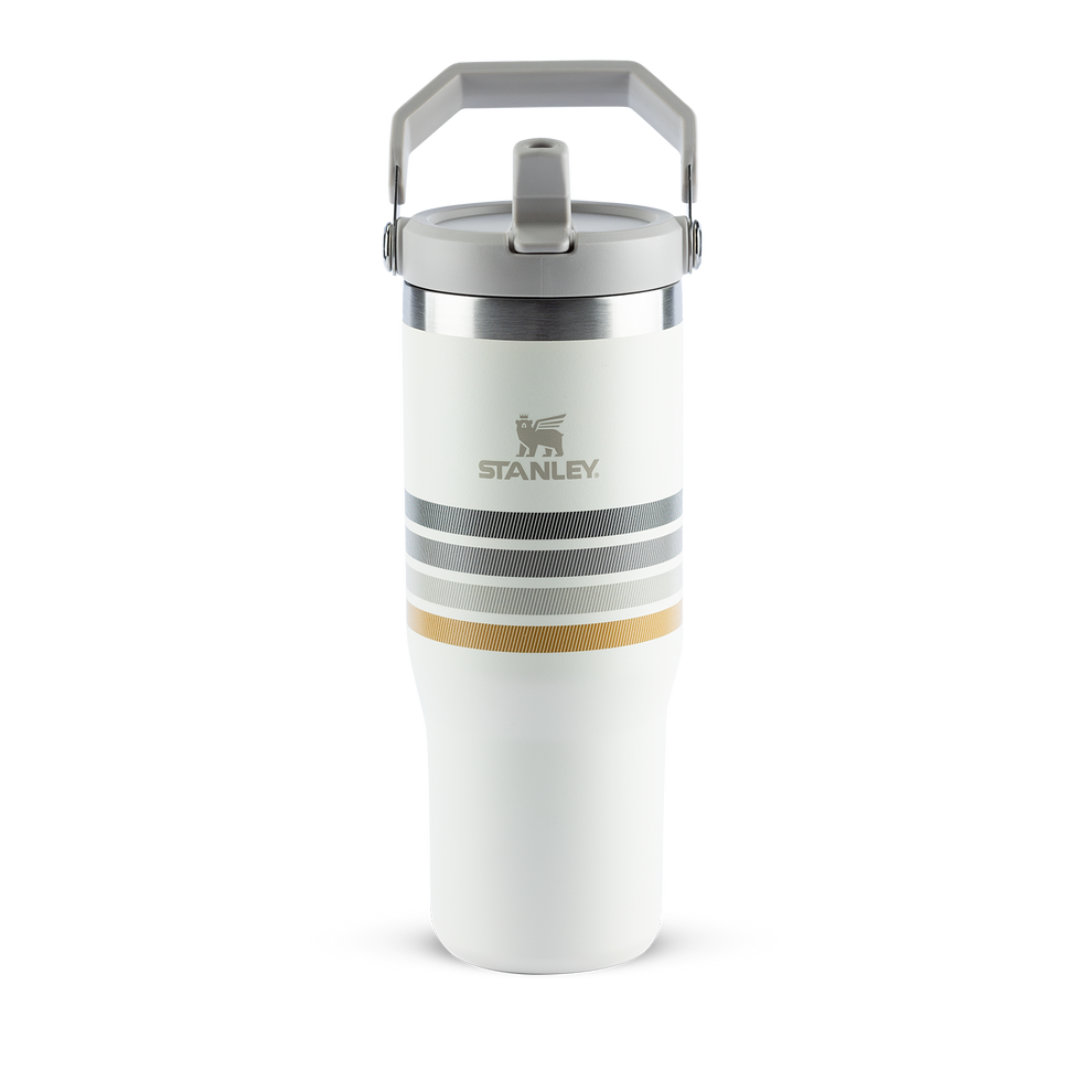 Stanley 1913 Tumbler Térmico Flip Straw Varsity Cream Ash Stripes 887ml