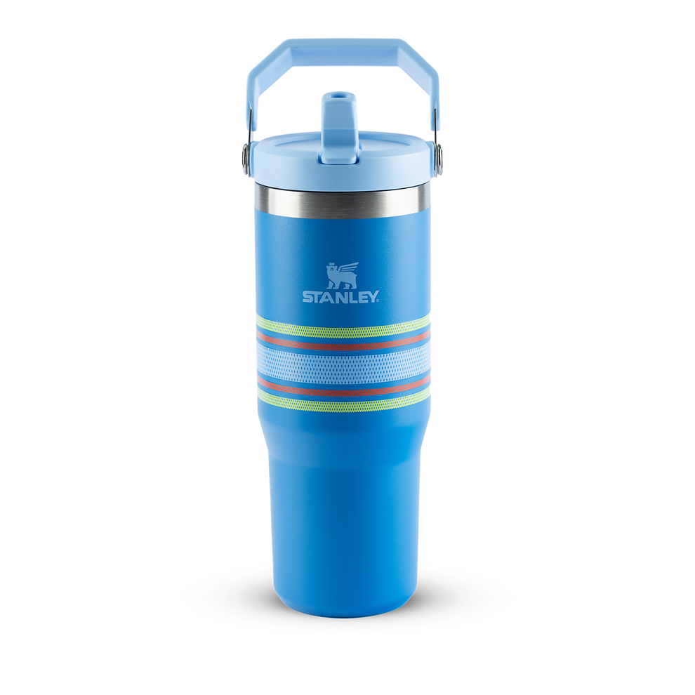 Stanley 1913 Tumbler Térmico Flip Straw Varsity Azure Stripes 887ml
