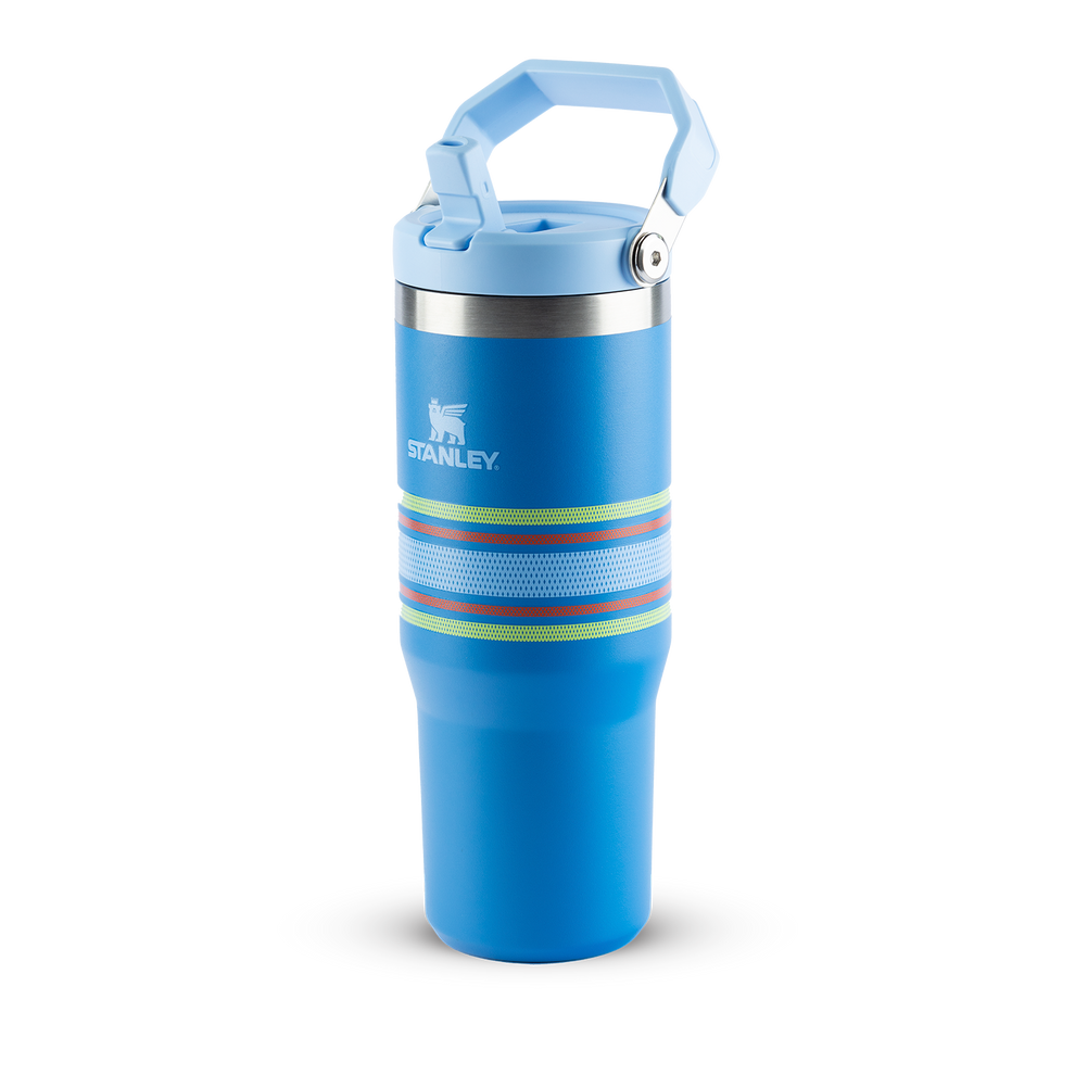 Stanley 1913 Tumbler Térmico Flip Straw Varsity Azure Stripes 887ml