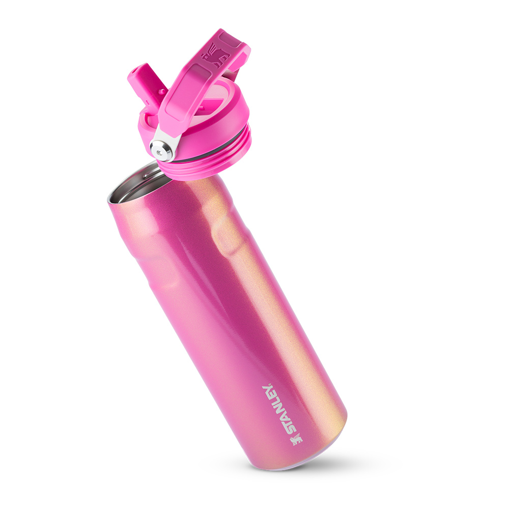 Stanley 1913 Garrafa Térmica Aerolight Flip Straw Stanley Dazzle Pink Shimmer 710ML  | View 2