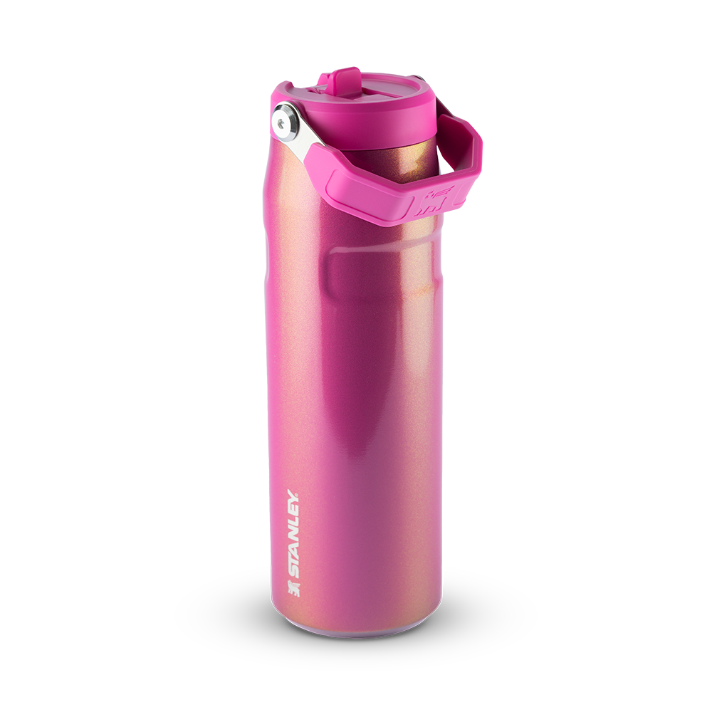 Stanley 1913 Garrafa Térmica Aerolight Flip Straw Stanley Dazzle Pink Shimmer 710ML  | View 4