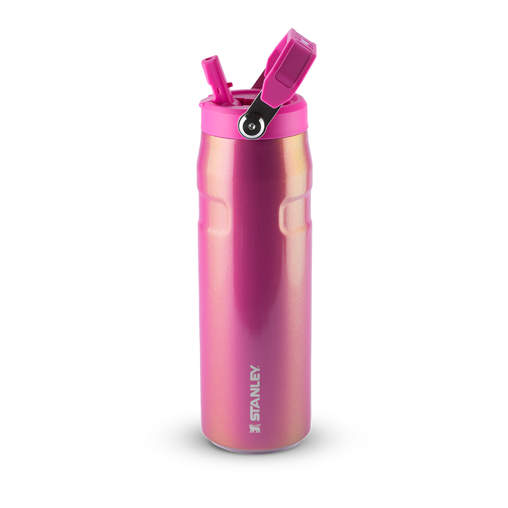 Stanley 1913 Garrafa Térmica Aerolight Flip Straw Stanley Dazzle Pink Shimmer 710ML