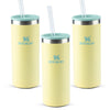 Modelo 6 - Kit 3 Can Cooler Slim com canudo Pomelo | 296ML