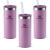 Modelo 3 - Kit 3 Can Cooler Slim com canudo Lilac | 296ML