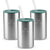Product swatch for Kit 3 Can Cooler com canudo Stainless Steel Shale | 296ML