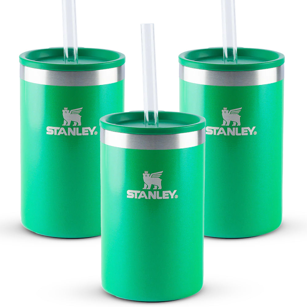 Kit 3 Can Cooler com Canudo Clover Shimmer | 296ml