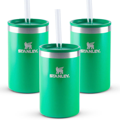Kit 3 Can Cooler com Canudo Clover Shimmer | 296ml