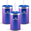 Modelo 6 - Kit 3 Can Cooler com Canudo Sapphire Shimmer | 296ml