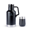 Modelo 1 - Kit Growler Térmico Classic Stanley Matte Black | 1.9L e Copo Térmico Everyday Stanley Matte Black | 296ML