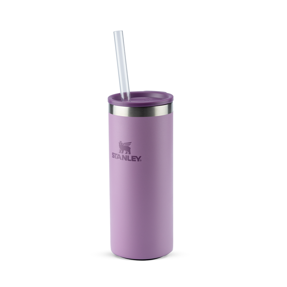 Stanley 1913 Can Cooler Slim com canudo Lilac 296ML
