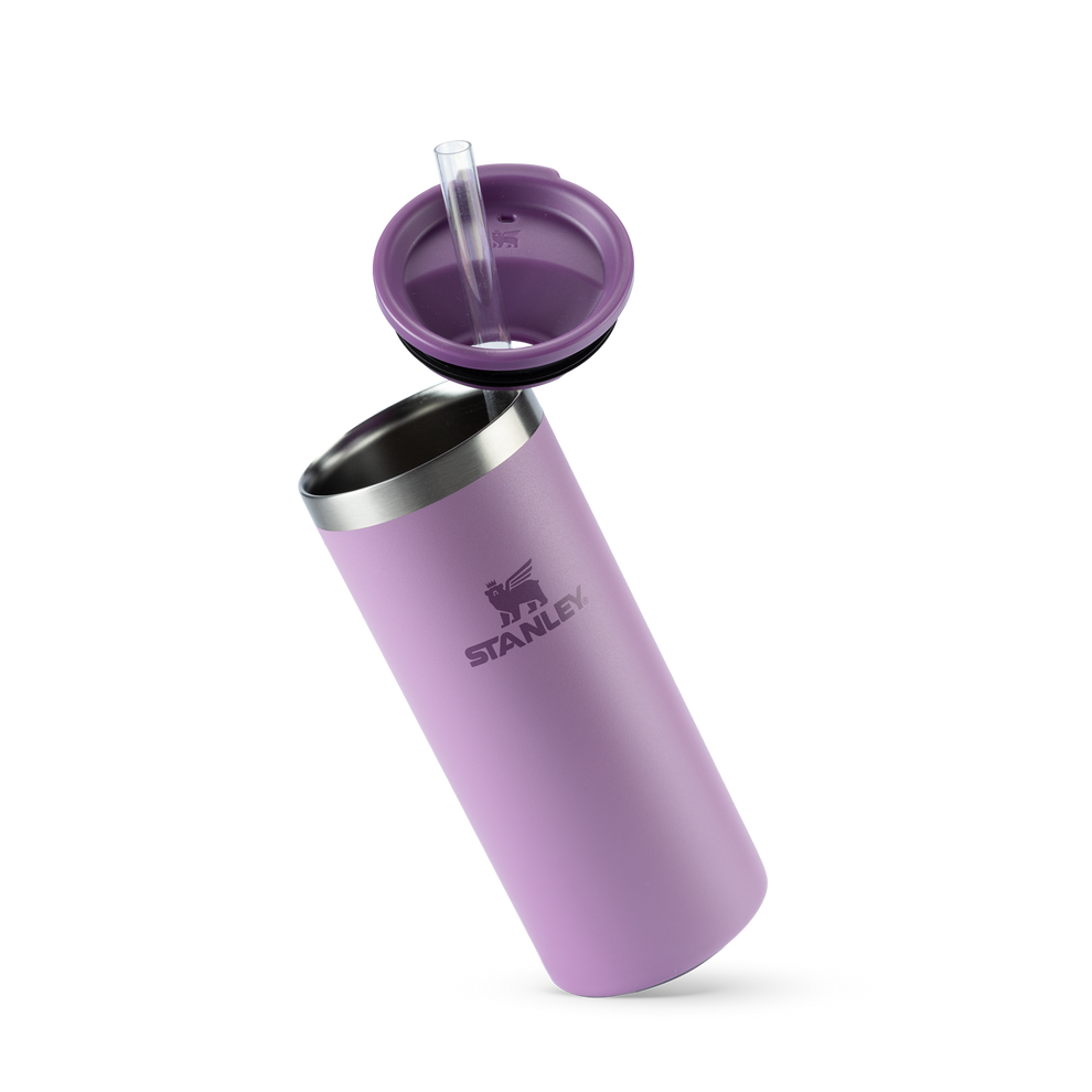 Stanley 1913 Can Cooler Slim com canudo Lilac 296ML