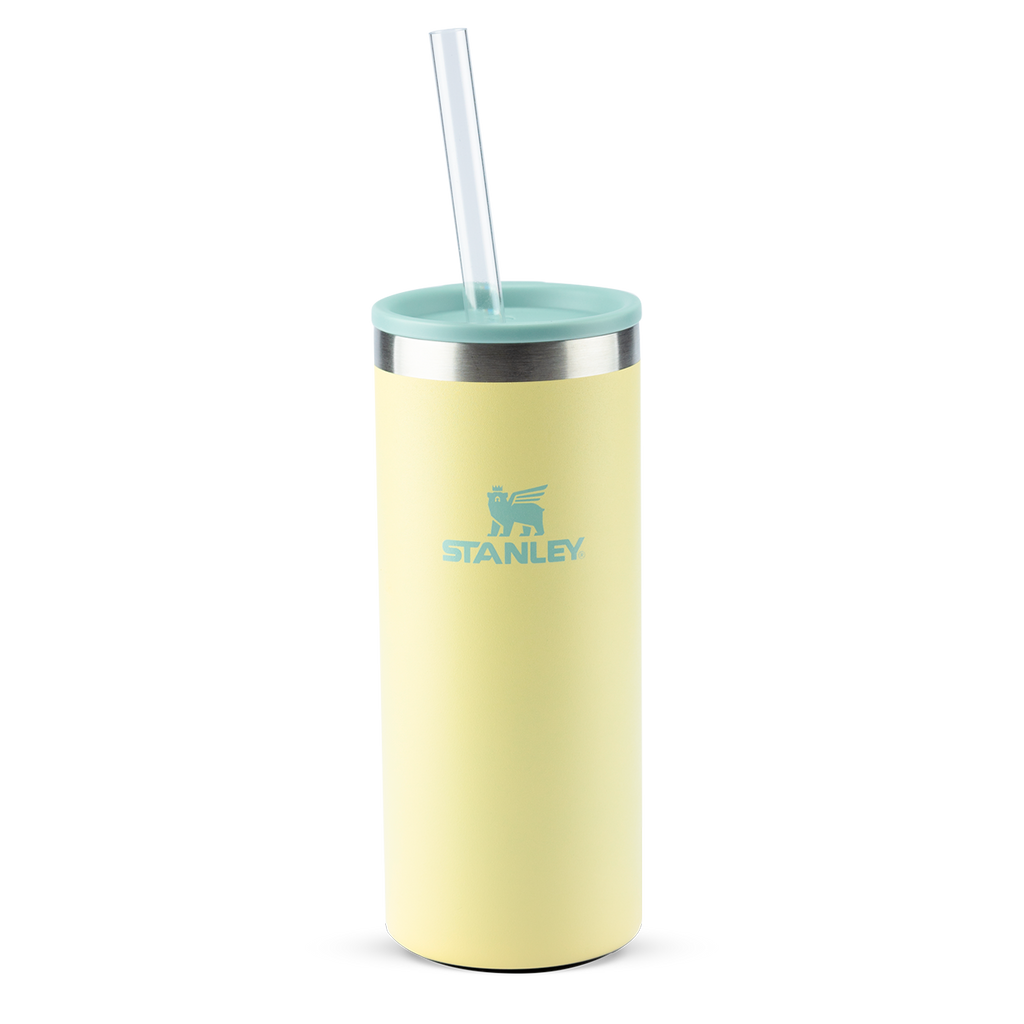 Can Cooler Slim Com Canudo Pomelo 296 ml – Stanley 1913