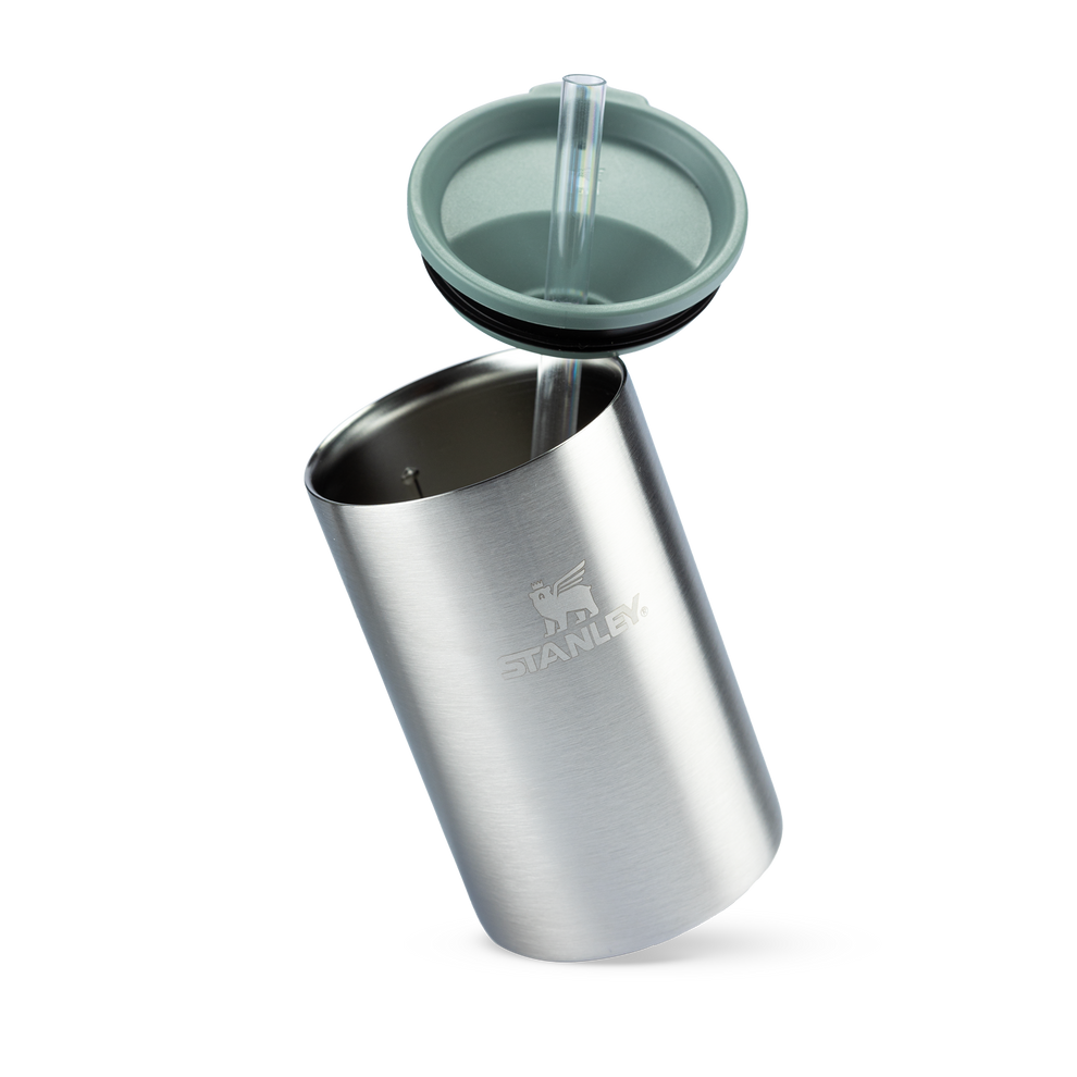 Stanley 1913 Can Cooler com canudo Stainless Steel Shale 296ML