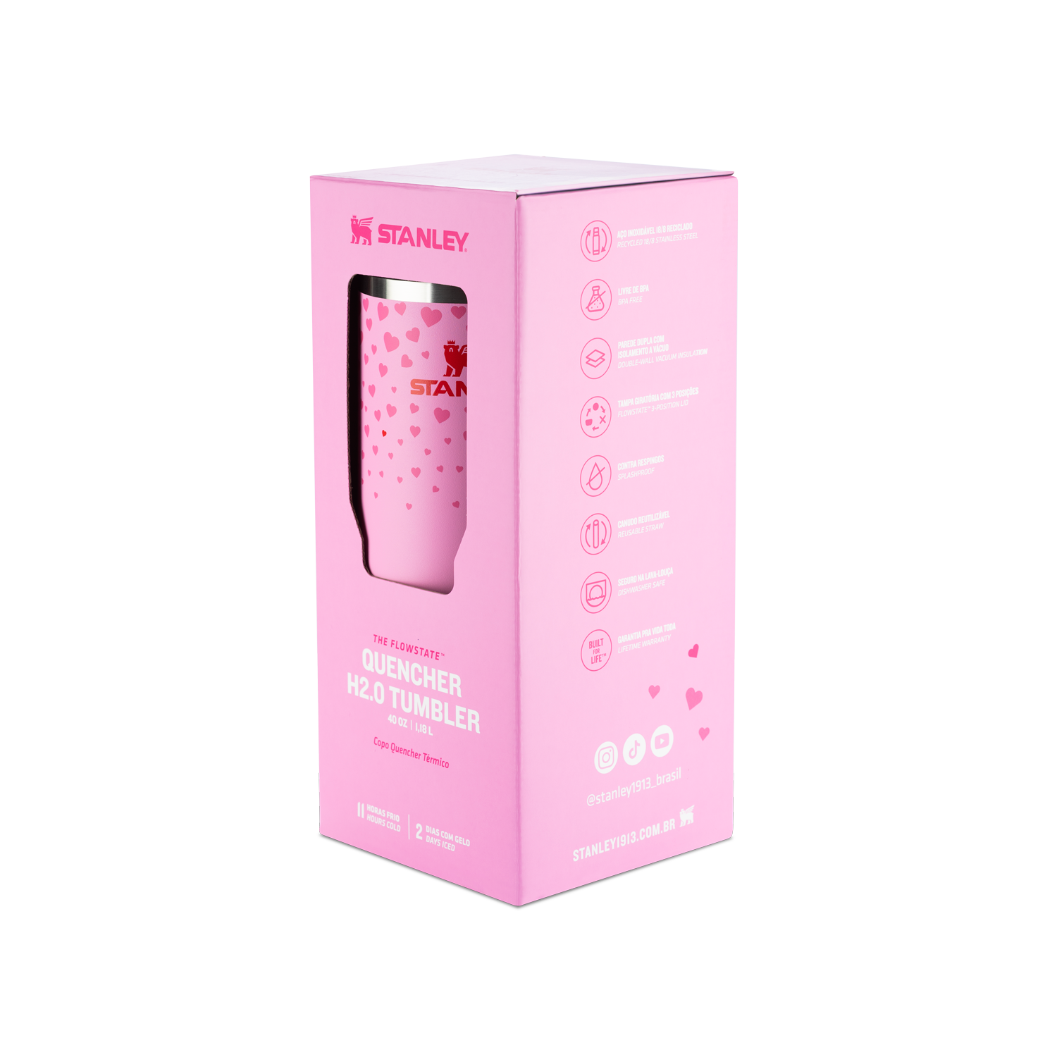 Copo Quencher Sweet Hearts Stanley | 1.18L