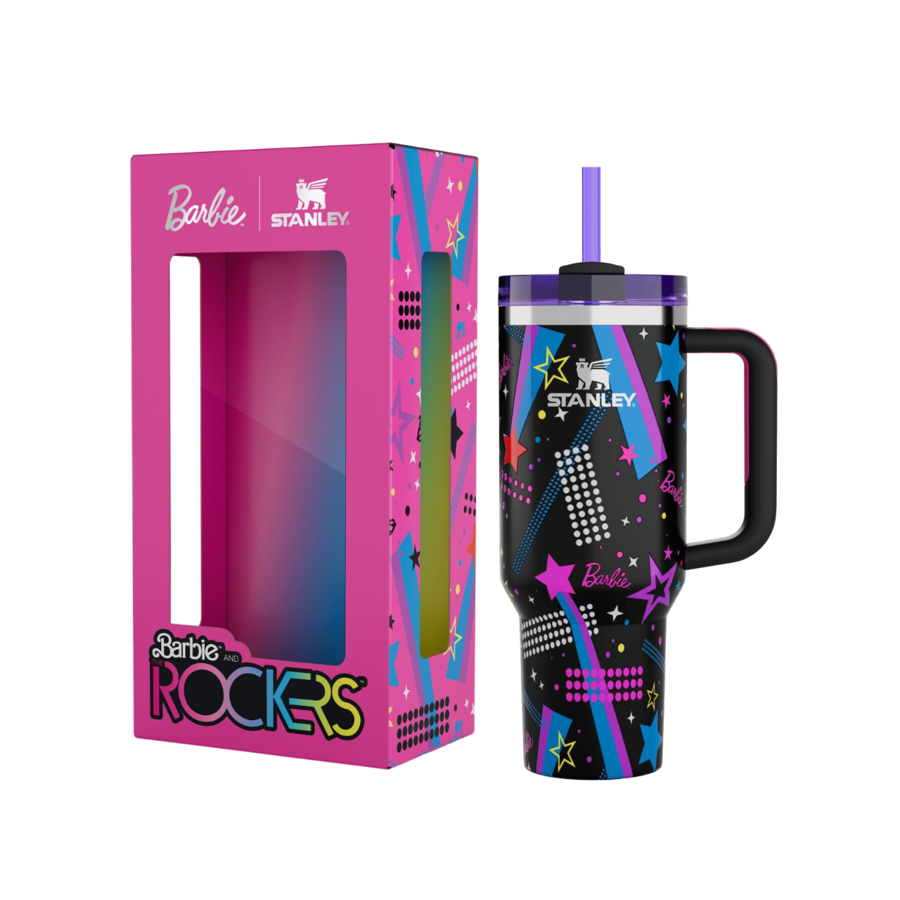 Stanley 1913 Barbie™ x Stanley ’80s Rockers Quencher 1.18L  | View 2
